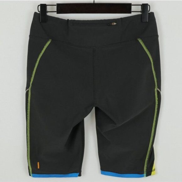Lucy Women's Extra Small Gray Pull On Mid Rise Athletic Bike Shorts - Picture 3 of 8